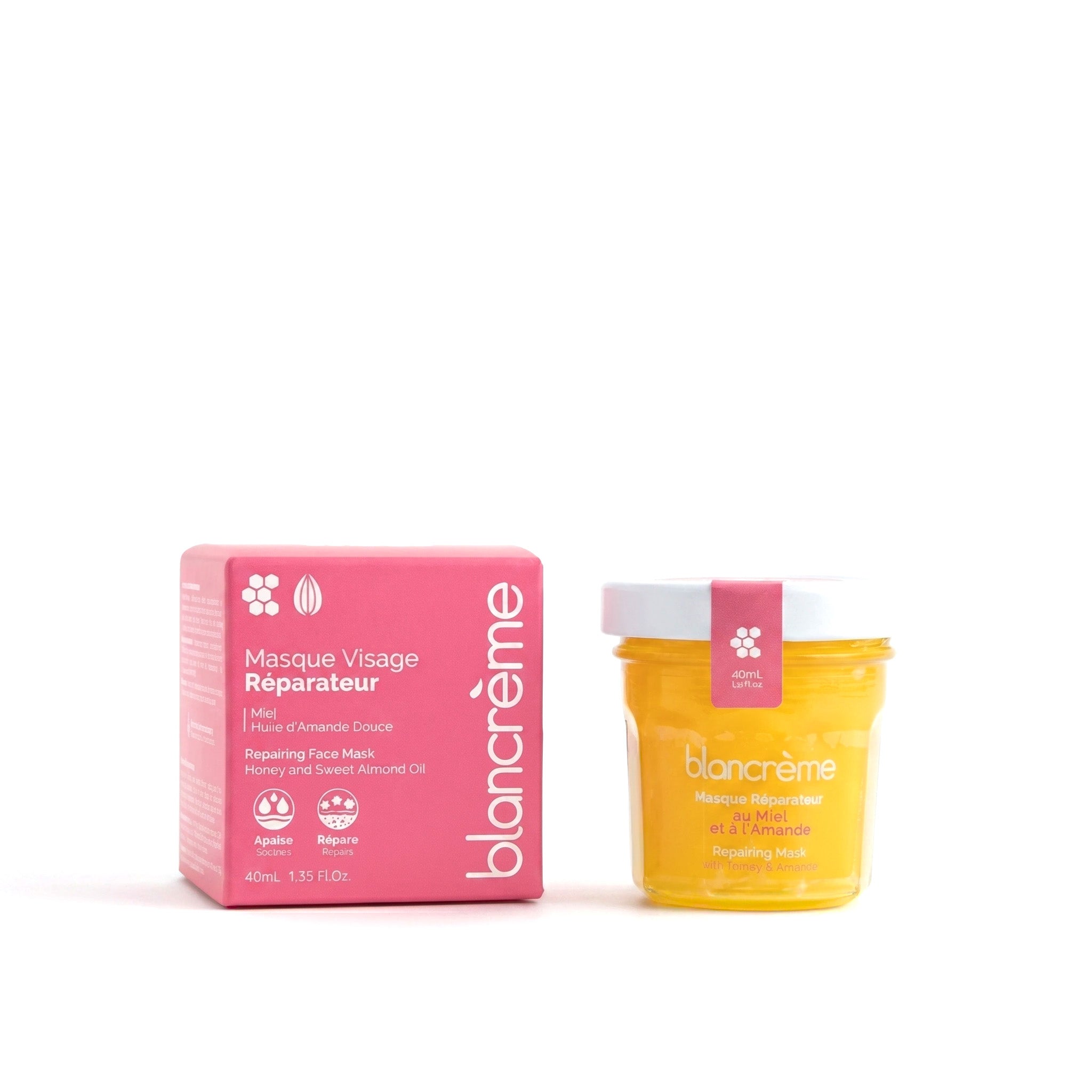 Masque visage réparateur pour une peau douce et apaisée