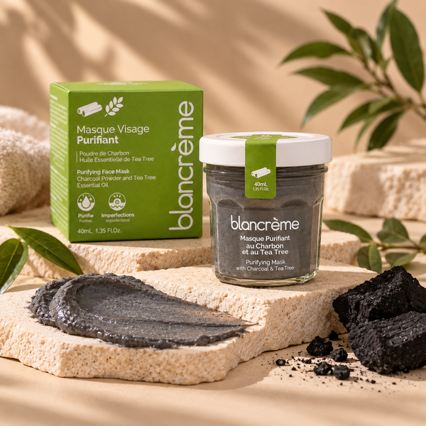 Masque purifiant - Charbon et au Tea tree