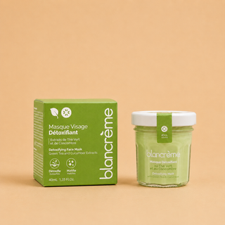 Masque détoxifiant - Thé vert & Concombre
