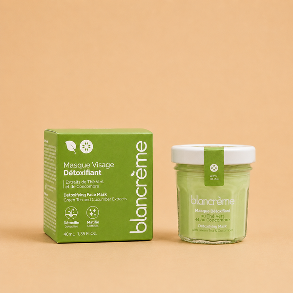 Masque détoxifiant - Thé vert & Concombre