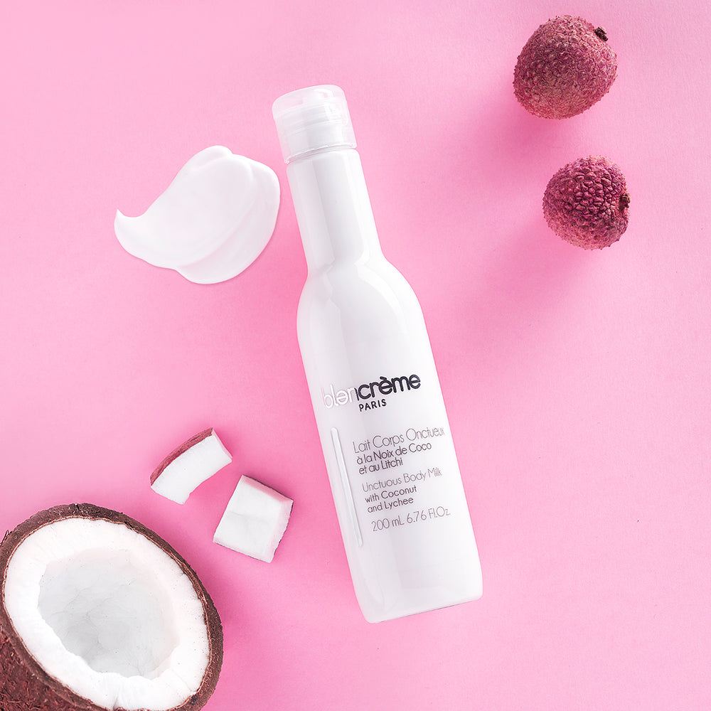 TRAVEL SIZE Creamy body lotion Coconut & lychee