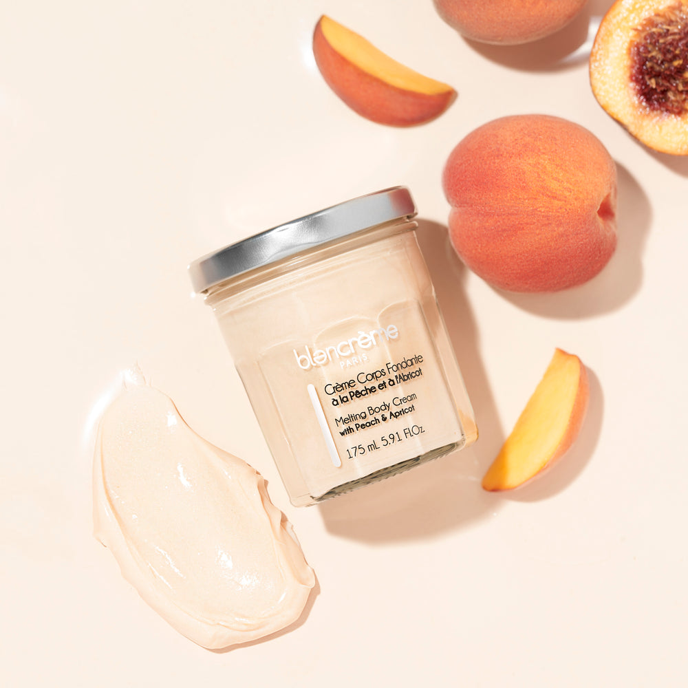 FORMAT VOYAGE Crème corps fondante nacrée Pêche & abricot