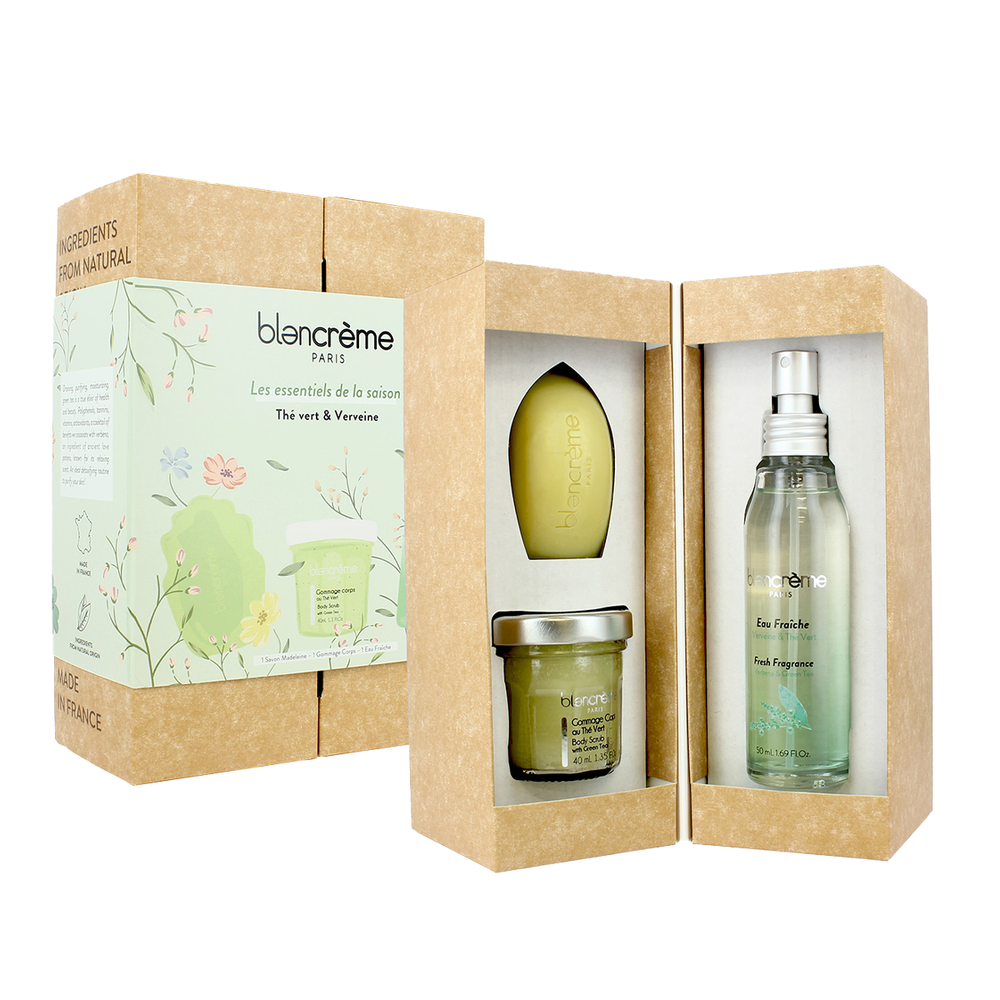 Coffret trio corps - Verveine & Thé vert