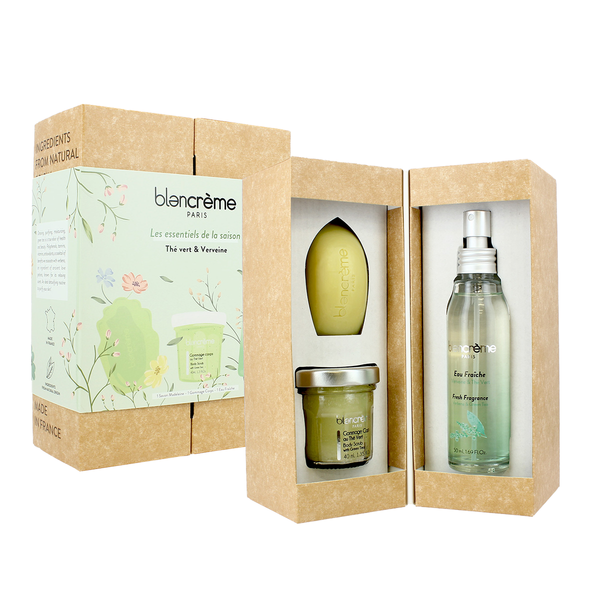 Scatola trio per il corpo - Verbena e Tè verde