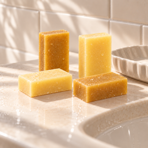 Cracker de 4 mini savons artisanaux Noix de Coco & Monoï