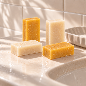 Cracker de 4 mini savons artisanaux Pomme & Pamplemousse