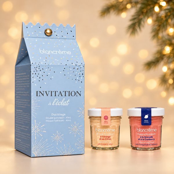 Duo Visage Éclat Orange, Citron, Grenade & Cranberry – Coffret de Noël