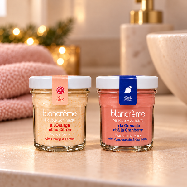 Duo Visage Éclat Orange, Citron, Grenade & Cranberry – Coffret de Noël