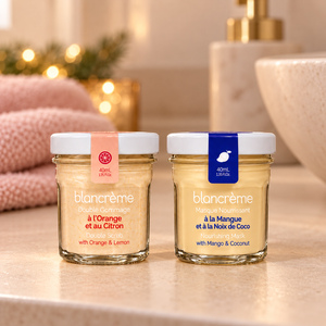 Duo Visage Douceur Orange, Citron, Mangue & Coco – Coffret de Noël