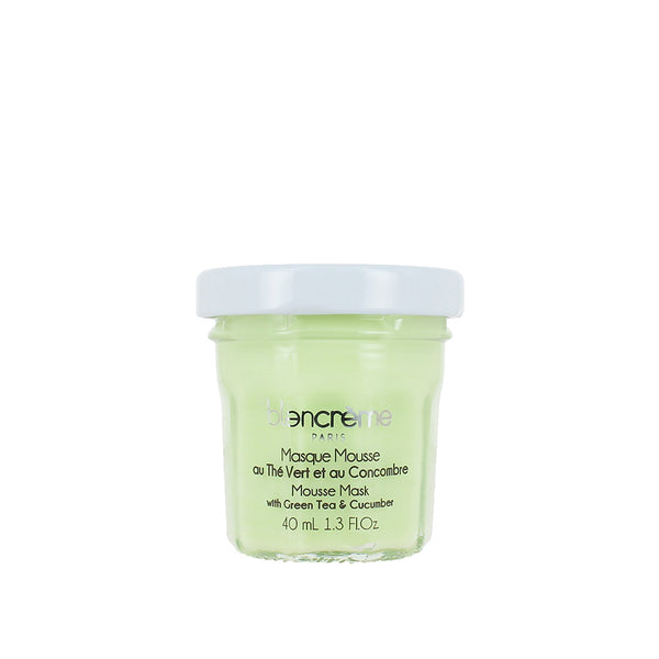 Masque visage mousse Thé vert & Concombre