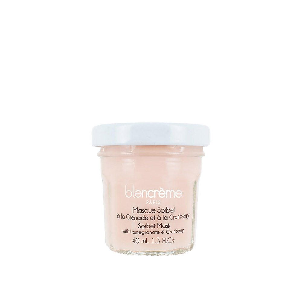 Masque visage sorbet Grenade & cranberry