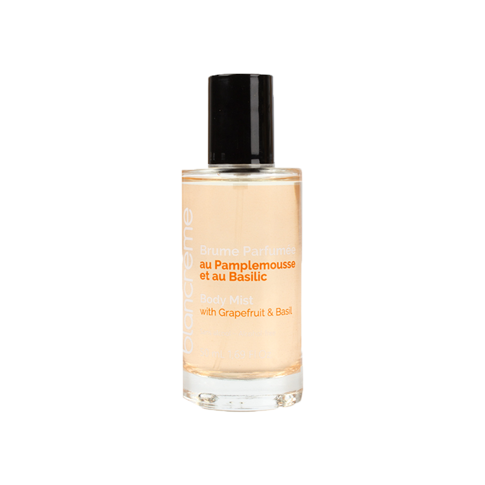 Brume parfumée pamplemousse et basilic 
