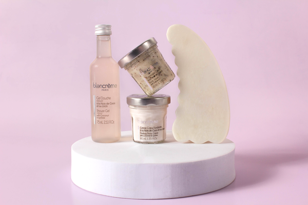 Coffret Gua Sha Noix de Coco Litchi - Collection rêves