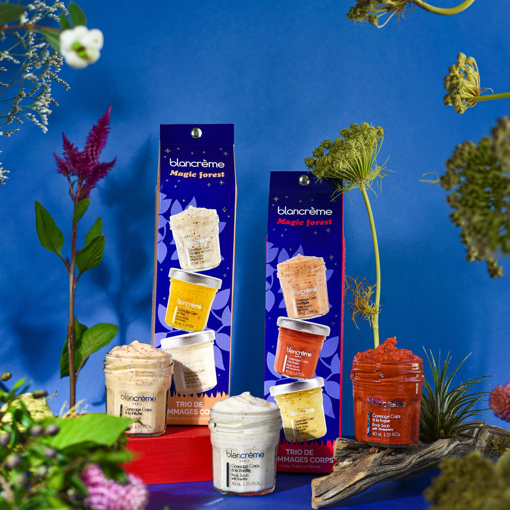 Trio de gommages Corps Gourmands - Collection Magic Forest
