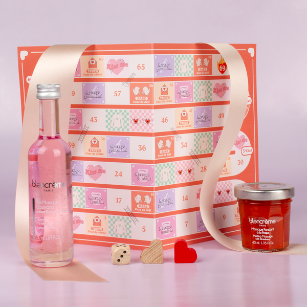 Jeu de massages Friandise à la Barbe à papa et à la Fraise