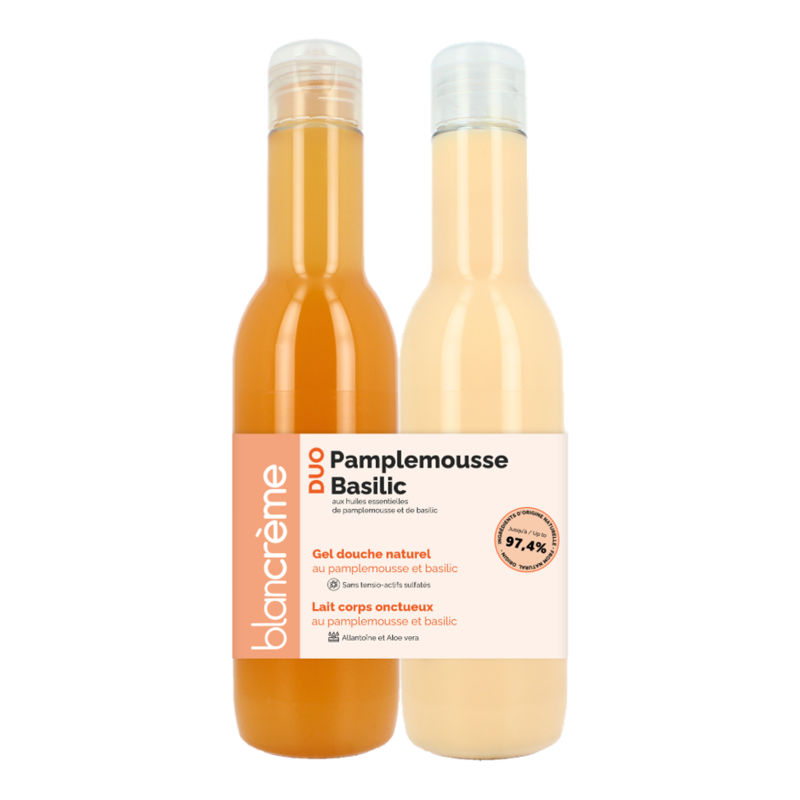 Duo Douceur Corps Pamplemousse Basilic