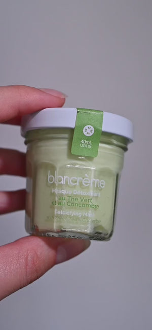 Green Tea & Cucumber Foam Face Mask