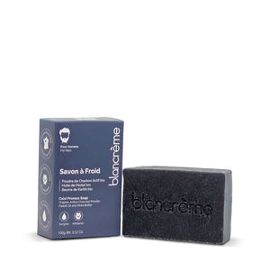 Savon solide surgras Charbon – Saponification à froid